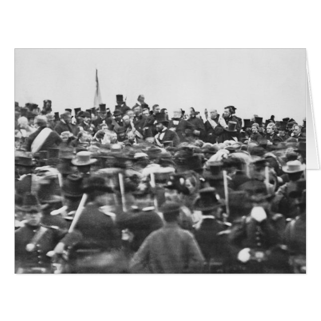 Abe Lincoln Gettysburg Adresse : Fin de la guerre  (Devant horizontal)