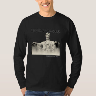Abe Lincoln in Washington D C Monument T-Shirt