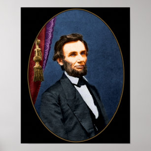 Abe Lincoln Portrate Poster