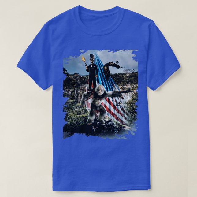 Abe Lincoln Riding T-Shirt (Design Front)