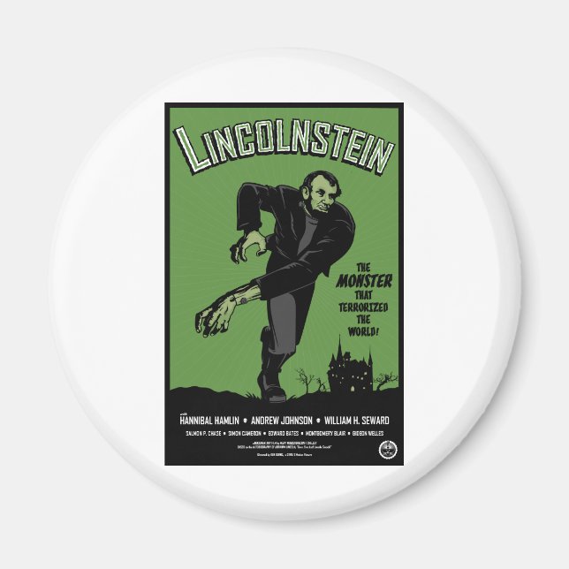 Abe Lincolnstein. the monster that terrorized... Magnet (Front)