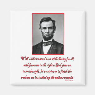 Abe-Malice-toward-none Magnet