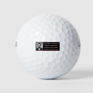 Abe-With-Mailce-Toward-None Golf Balls