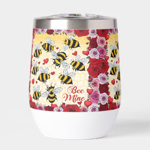 Abee Mine Floral Amour Frame Stemless Vin Tumbler