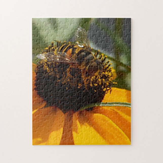 Abeille au travail - puzzle de 11 x 14 photos (Vertical)