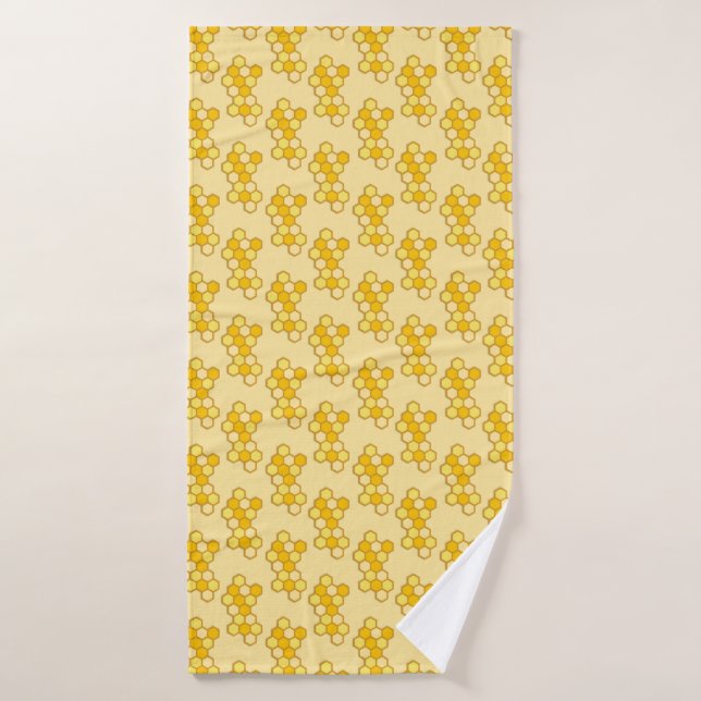 Abeille de miel imprimable (Serviette de bain)