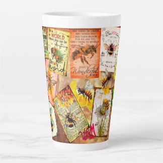 Abeille grande latte Mug