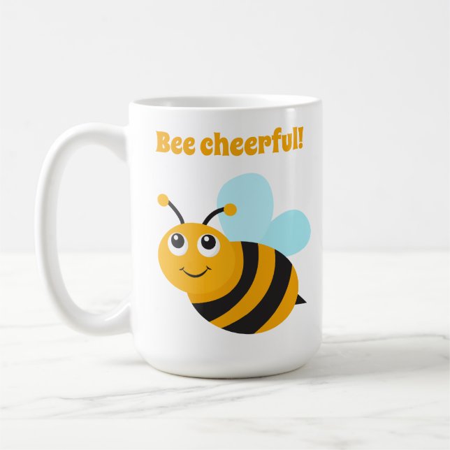 Abeille joyeuse Mug (Gauche)