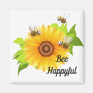 Abeille Magnet heureux