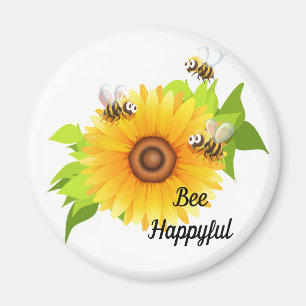 Abeille Magnet heureux