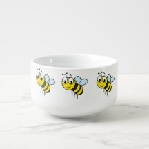 Abeille occupée - Mug à soupe