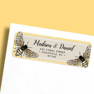 Abeille Rustique Élégant Vintage