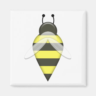 Abeille série 1 Magnet Carré