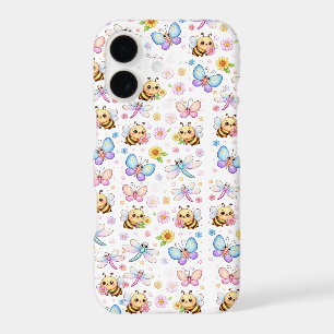 Abeilles, libellules et papillons Kawaii Art