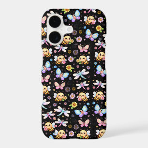 Abeilles, libellules et papillons Kawaii Art