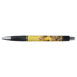 Abeilles sur Honeycomb - Stylo