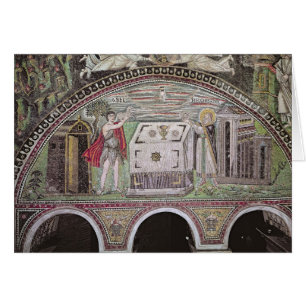 Abel and Melchisedech offering at the Altar