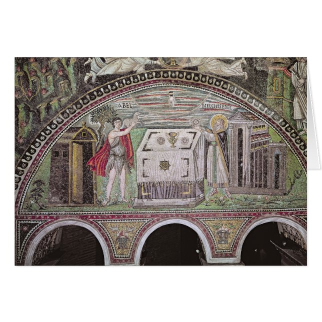 Abel and Melchisedech offering at the Altar (Front Horizontal)