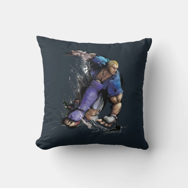 Abel Landing Throw Pillow (Front)
