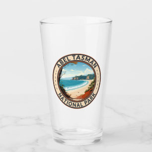 Abel Tasman National Park New Zealand Travel Retro Glass