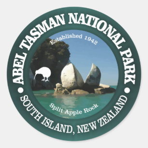 Abel Tasman NP Classic Round Sticker