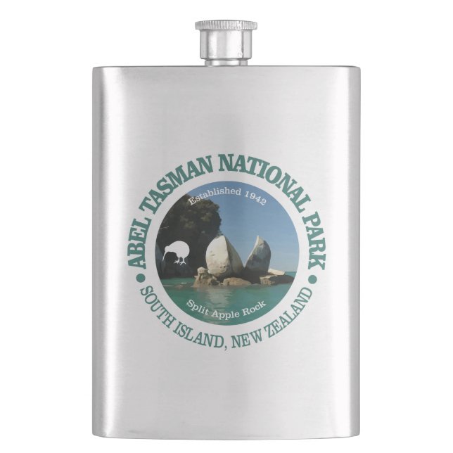 Abel Tasman NP Hip Flask (Front)