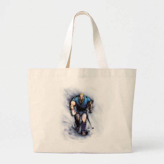 Abel Walking Large Tote Bag (Front)