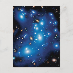 Abell 2744 Pandora Galaxy Cluster Space Photo Postcard
