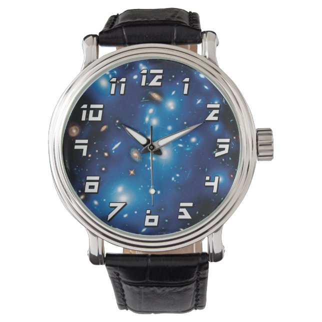 Abell 2744 Pandora Galaxy Cluster Space Photo Watch (Front)