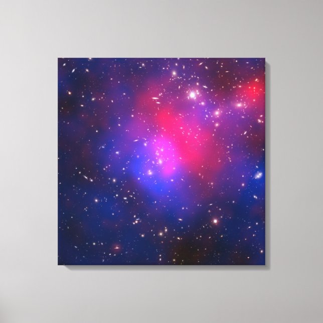 Abell 2744, Pandora's Cluster. Canvas Print (Front)