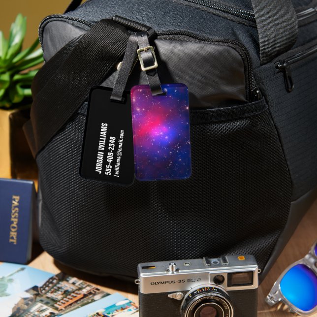 Abell 2744, Pandora's Cluster. Luggage Tag (Front & Back)