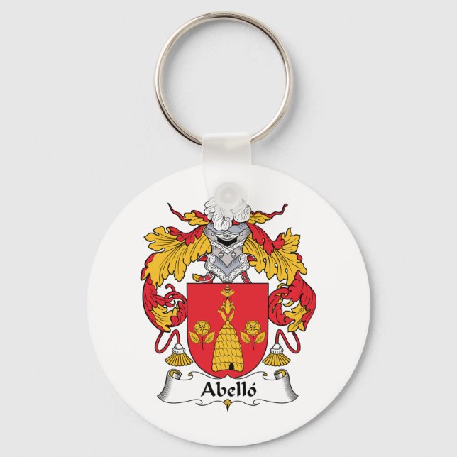 Abello Family Crest Keychain (Front)