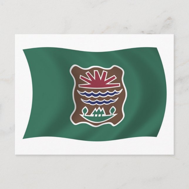 Abenaki Tribe Flag Postcard (Front)