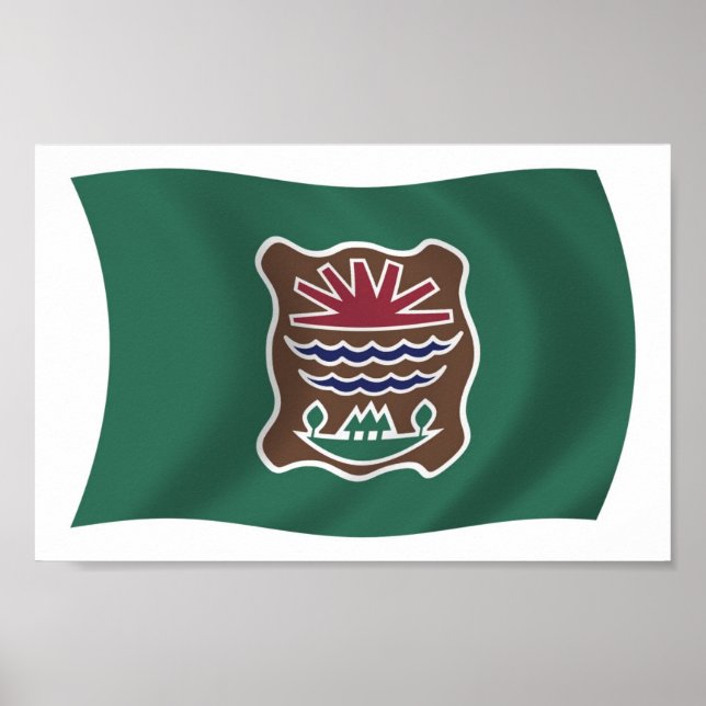 Abenaki Tribe Flag Poster Print (Front)