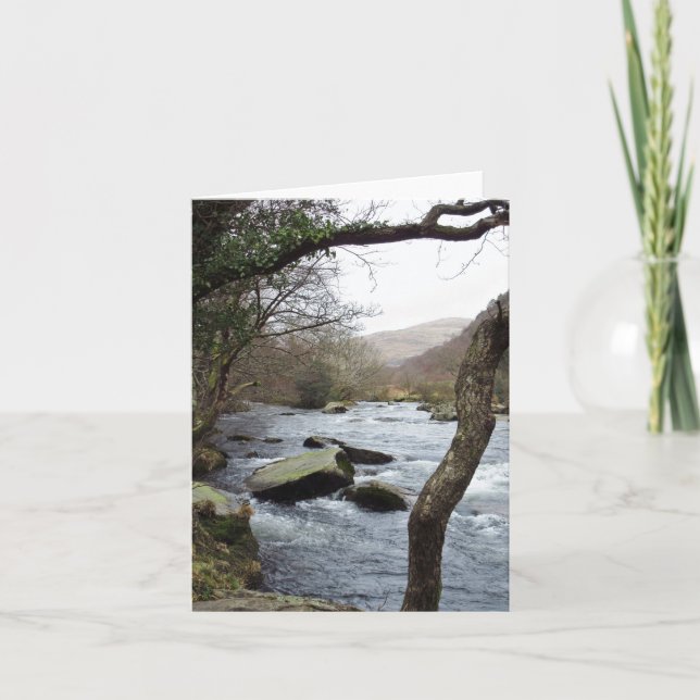 Aber Glaslyn Pass, Pays de Galles : Carte texte de (Devant)