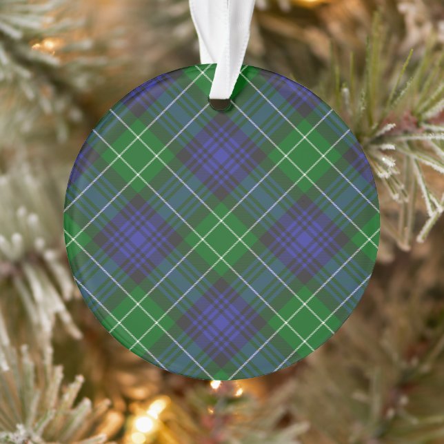 Abercrombie Blue Green Tartan Plaid Scottish (Arbre)