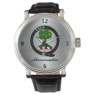 Abercrombie Clan Badge Personalized Watch