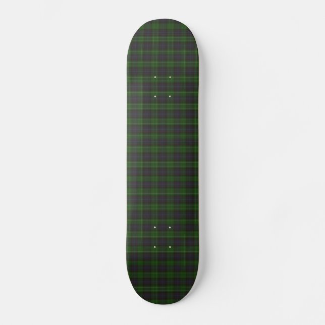 Abercrombie Clan Tartan - Scottish Ancestry Skateboard (Front)