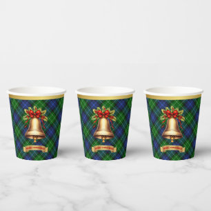 Abercrombie Personalized Tartan Christmas Paper Cups
