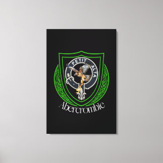 Abercrombie Scottish Clan Crest Canvas Print