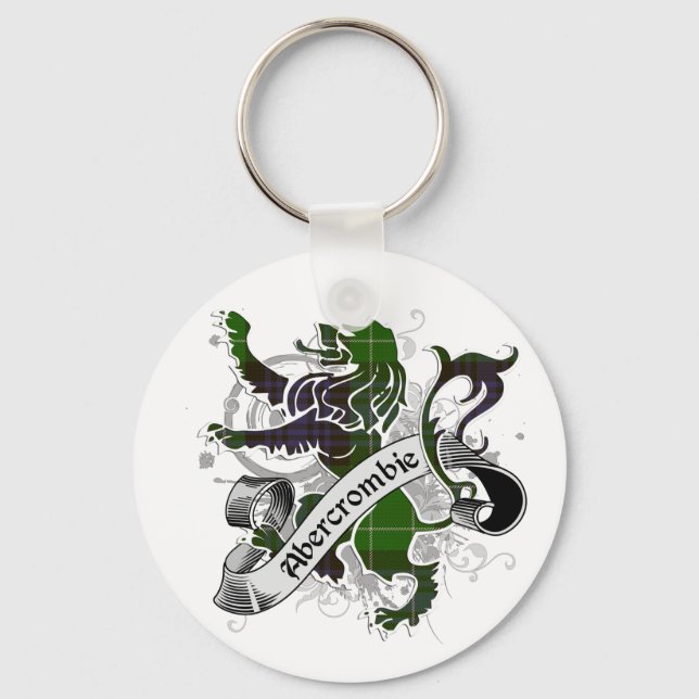 Abercrombie Tartan Lion Keychain (Front)