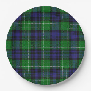Abercrombie Tartan Paper Plate