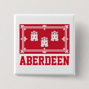 Aberdeen, SCOTLAND 2 Inch Square Button