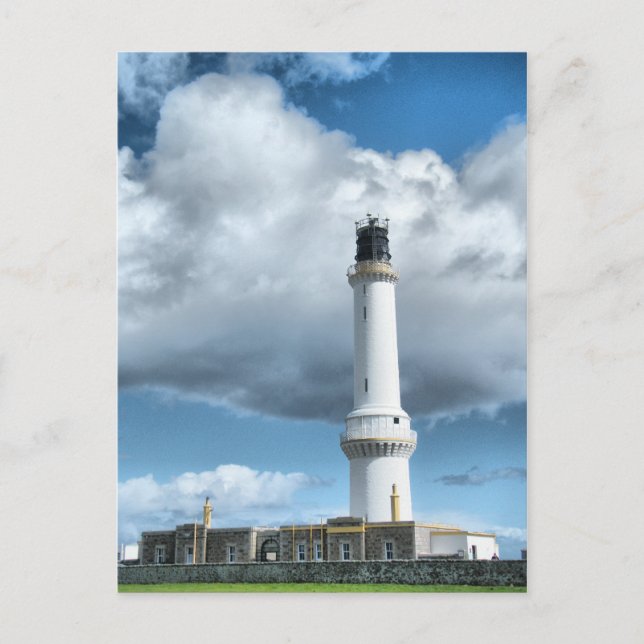 Aberdeen Scotland Light House Postcard (Front)