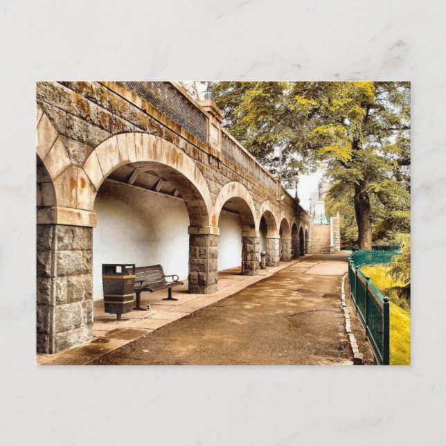 Aberdeen Scotland Union Terrace Gardens Postcard (Front)