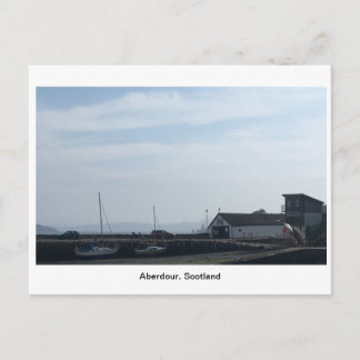 Aberdour Harbour on a Bright Day Postcard