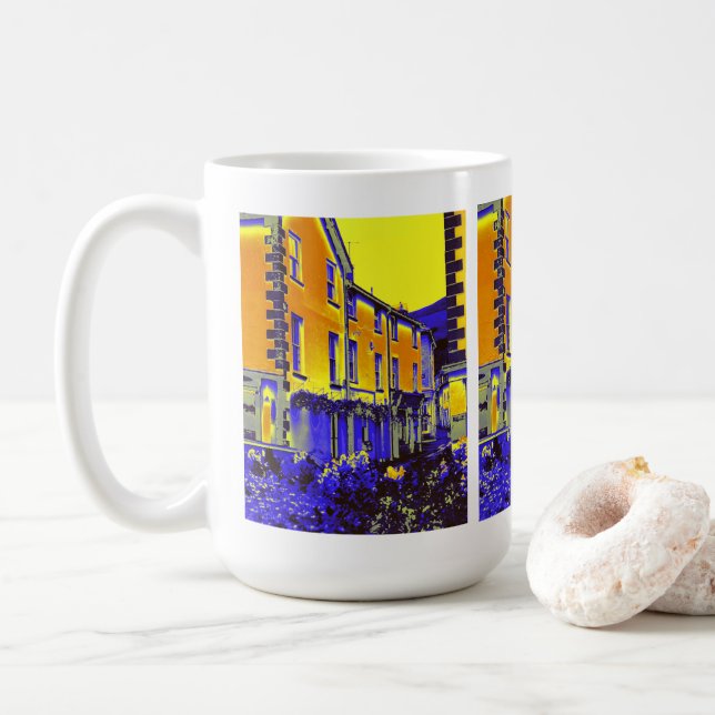 ABERDYFI WALES COFFEE MUG (With Donut)