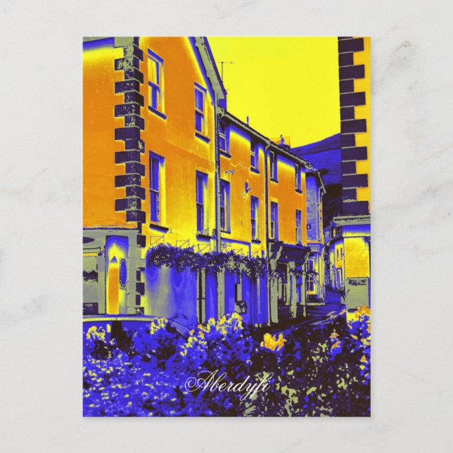 ABERDYFI WALES POSTCARD (Front)