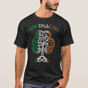 ABERNATHY Irish Name Shamrock Ireland Flag Family T-Shirt