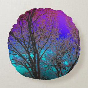 Aberration Round Pillow